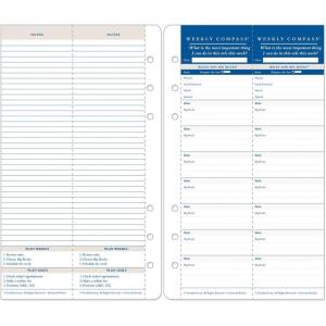 image:imageFranklinCovey  Weekly Compass Cards  Important Reminders and Extra Notes CompactPocket Size
