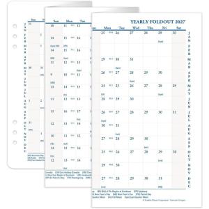 image:imageFranklinCovey  Yearly Foldout Calendar for RingBound FranklinCovey Planners  Comprehensive Planning Guide  Horizontal and Vertical Format Options Compact Jan 2026  Dec 2026Jan 2027  Dec 2027